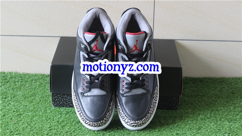 Authentic Air Jordan 3 Retro Black Cement